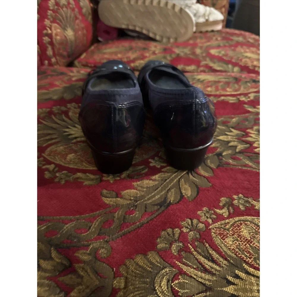 Cliffs By White Mountain Patent Leather Slip On Wedge Pumps Black Size 9M